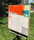 Original art for sale at UGallery.com | Tall Box (#1 in Box series) by Joey Korom | $750 | acrylic painting | 24' h x 24' w | thumbnail 2