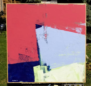 Original art for sale at UGallery.com | Trafalgar Square by Joey Korom | $950 | acrylic painting | 30' h x 30' w | photo 3