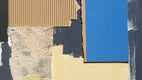 Original art for sale at UGallery.com | Composition With Blue Rectangle by Joey Korom | $950 | mixed media artwork | 30' h x 30' w | thumbnail 4