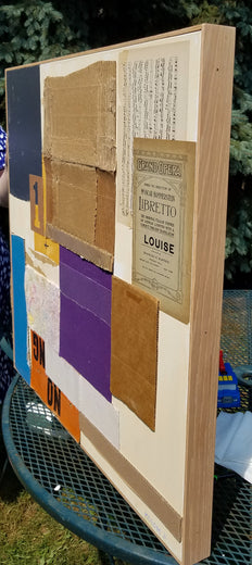 Public Square by Joey Korom |  Side View of Artwork 