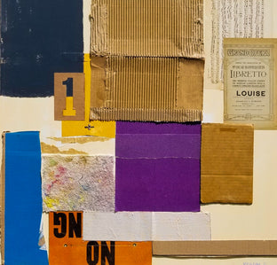 Original art for sale at UGallery.com | Public Square by Joey Korom | $950 | mixed media artwork | 30' h x 30' w | photo 1