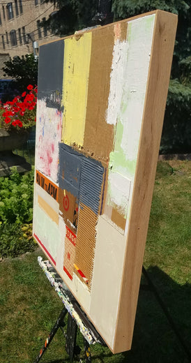 Seven Hour Game by Joey Korom |  Side View of Artwork 