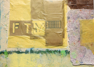 Original art for sale at UGallery.com | Tailor's Craft by Joey Korom | $950 | mixed media artwork | 36' h x 24' w | photo 4