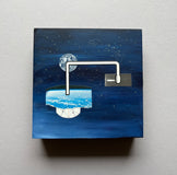 Original art for sale at UGallery.com | Shooting Star by John Gardner | $450 | mixed media artwork | 6' h x 6' w | thumbnail 3