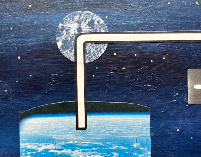 Shooting Star by John Gardner |   Closeup View of Artwork 