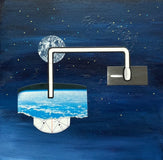 Original art for sale at UGallery.com | Shooting Star by John Gardner | $450 | mixed media artwork | 6' h x 6' w | thumbnail 1