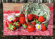 Original art for sale at UGallery.com | Basket of Strawberries by John Jaster | $1,300 | acrylic painting | 24' h x 36' w | thumbnail 3