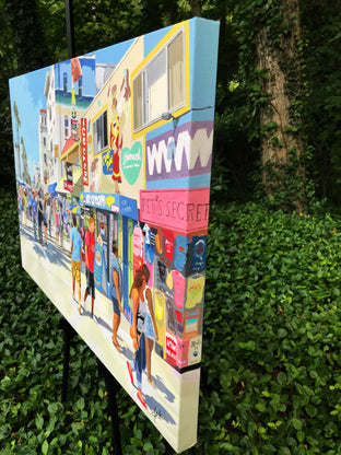 Original art for sale at UGallery.com | Beach Boardwalk by John Jaster | $1,300 | acrylic painting | 24' h x 36' w | photo 2