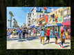 Original art for sale at UGallery.com | Beach Boardwalk by John Jaster | $1,300 | acrylic painting | 24' h x 36' w | thumbnail 3
