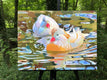 Original art for sale at UGallery.com | Birds of a Feather by John Jaster | $900 | acrylic painting | 18' h x 24' w | thumbnail 3