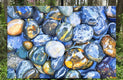 Original art for sale at UGallery.com | Blue Stones in Water by John Jaster | $1,300 | acrylic painting | 24' h x 36' w | thumbnail 3