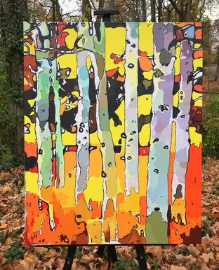 Forest Abstractions - Chorus Line by John Jaster |  Context View of Artwork 