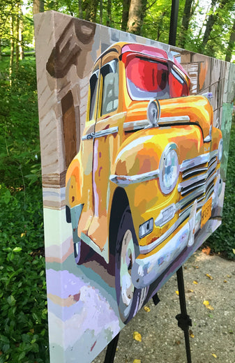 Havana Dream by John Jaster |  Side View of Artwork 