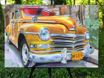 Original art for sale at UGallery.com | Havana Dream by John Jaster | $1,300 | acrylic painting | 24' h x 36' w | thumbnail 3