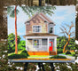 Original art for sale at UGallery.com | House With Red Door by John Jaster | $950 | acrylic painting | 20' h x 24' w | thumbnail 3