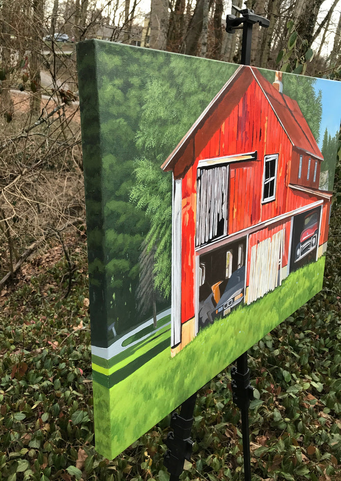 Lost but Not Forgotten by John Jaster |  Side View of Artwork 