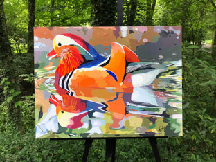 Mandarin Glide by John Jaster |  Context View of Artwork 