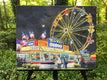 Original art for sale at UGallery.com | Midway Grill by John Jaster | $700 | acrylic painting | 16' h x 20' w | thumbnail 3