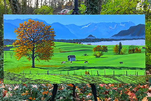 Mountain Meadows by John Jaster |  Context View of Artwork 