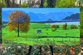 Original art for sale at UGallery.com | Mountain Meadows by John Jaster | $1,200 | acrylic painting | 18' h x 36' w | thumbnail 3