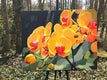 Original art for sale at UGallery.com | Orchid Delight by John Jaster | $1,175 | acrylic painting | 24' h x 30' w | thumbnail 3