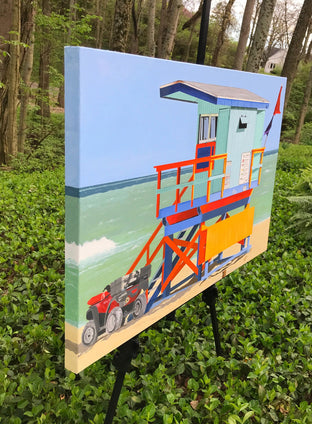 Original art for sale at UGallery.com | Prime Beachfront Property by John Jaster | $1,300 | acrylic painting | 24' h x 36' w | photo 2