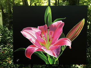 Original art for sale at UGallery.com | Stargazer by John Jaster | $1,175 | acrylic painting | 24' h x 30' w | photo 3