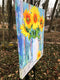 Original art for sale at UGallery.com | Sunflower Medley for Blues by John Jaster | $1,175 | acrylic painting | 30' h x 24' w | thumbnail 2