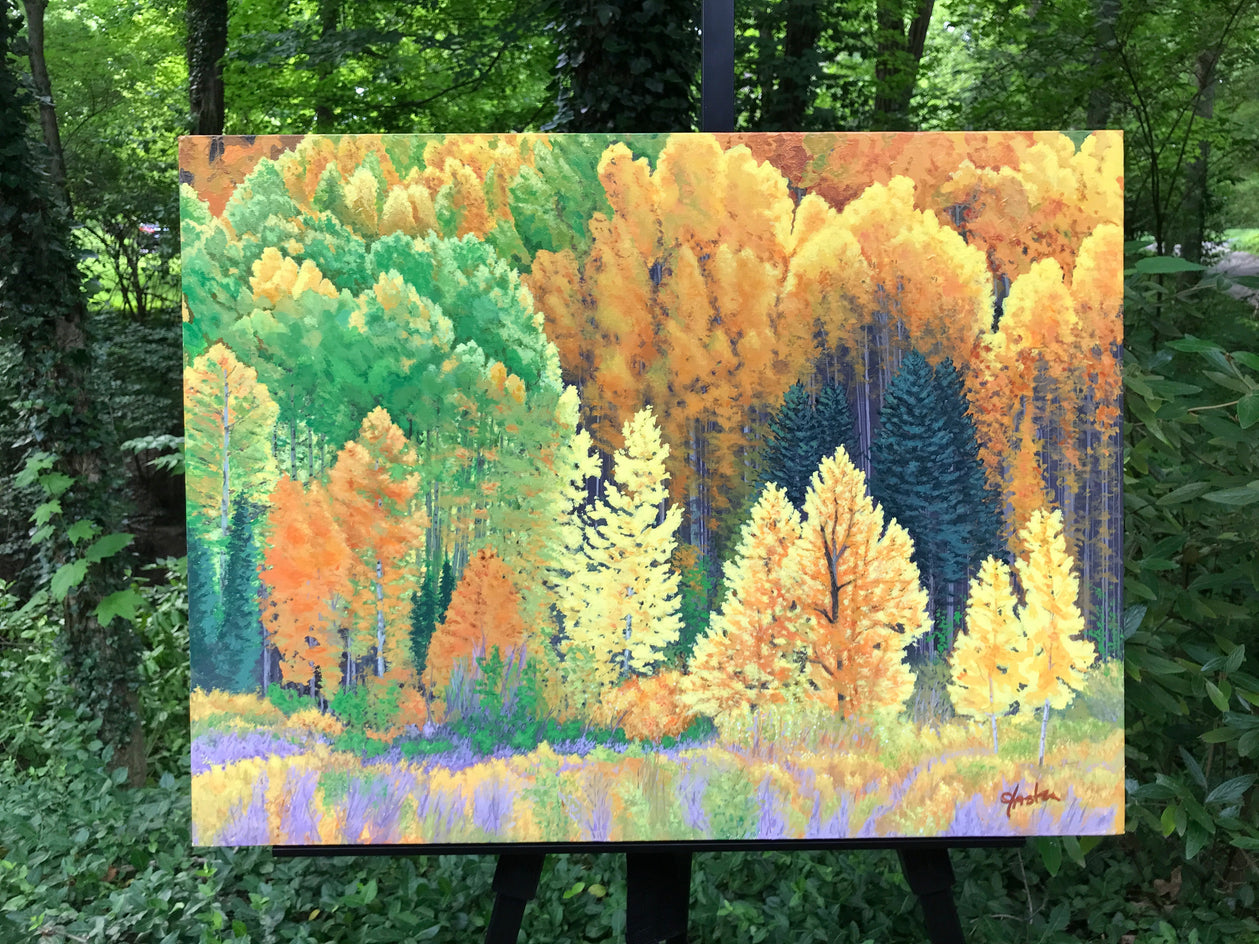 Sunlight Ballet by John Jaster |  Closeup View of Artwork 