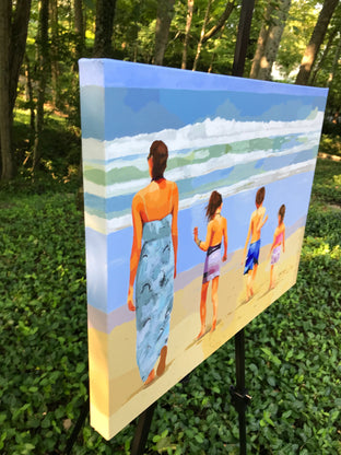 Surf Dance by John Jaster |  Side View of Artwork 