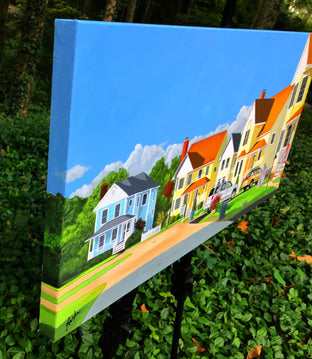 The Suburbs by John Jaster |  Side View of Artwork 