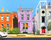 Original art for sale at UGallery.com | Three Buildings on Main by John Jaster | $1,175 | acrylic painting | 24' h x 30' w | thumbnail 1