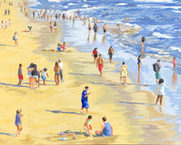 Original art for sale at UGallery.com | Water's Edge by John Jaster | $1,175 | acrylic painting | 24' h x 30' w | thumbnail 1
