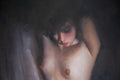 Original art for sale at UGallery.com | Evening's End by John Kelly | $2,550 | oil painting | 25.5' h x 18' w | thumbnail 2