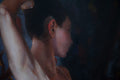 Original art for sale at UGallery.com | Clemence Blue by John Kelly | $3,250 | oil painting | 27.5' h x 19.5' w | thumbnail 4