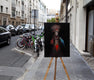 Original art for sale at UGallery.com | Masked Venetian Woman by John Kelly | $2,500 | oil painting | 24' h x 18' w | thumbnail 3