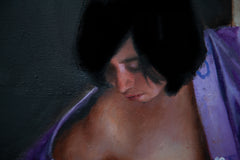 Original art for sale at UGallery.com | Ninon Interior by John Kelly | $2,950 | oil painting | 28.75' h x 19.75' w | thumbnail 4