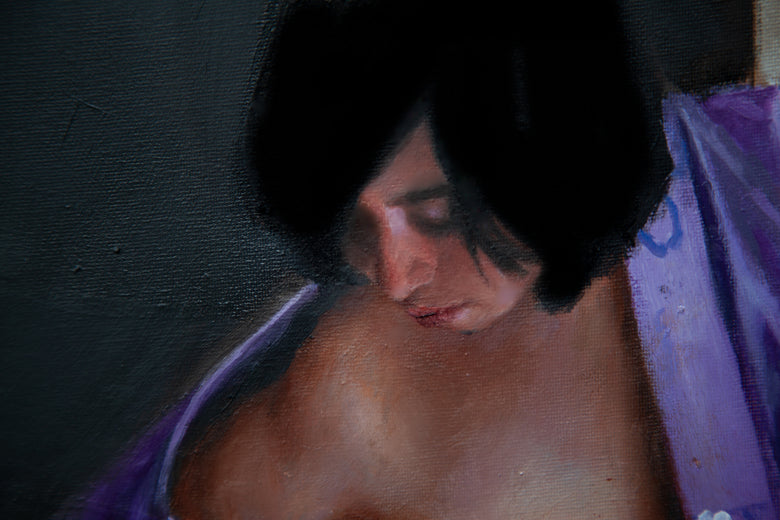 Ninon Interior by John Kelly |   Closeup View of Artwork 