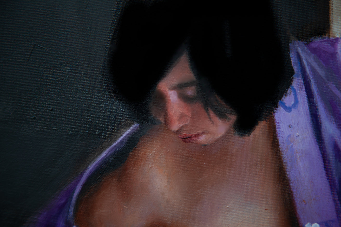 Ninon Interior by John Kelly |  Closeup View of Artwork 