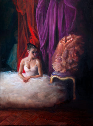 Original art for sale at UGallery.com | Pause by John Kelly | $2,800 | oil painting | 24' h x 18' w | photo 1