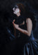Original art for sale at UGallery.com | Pierrot Praying by John Kelly | $2,300 | oil painting | 21.5' h x 15' w | thumbnail 1
