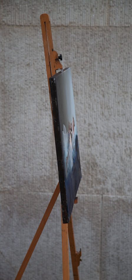 Tapestry by John Kelly |  Side View of Artwork 