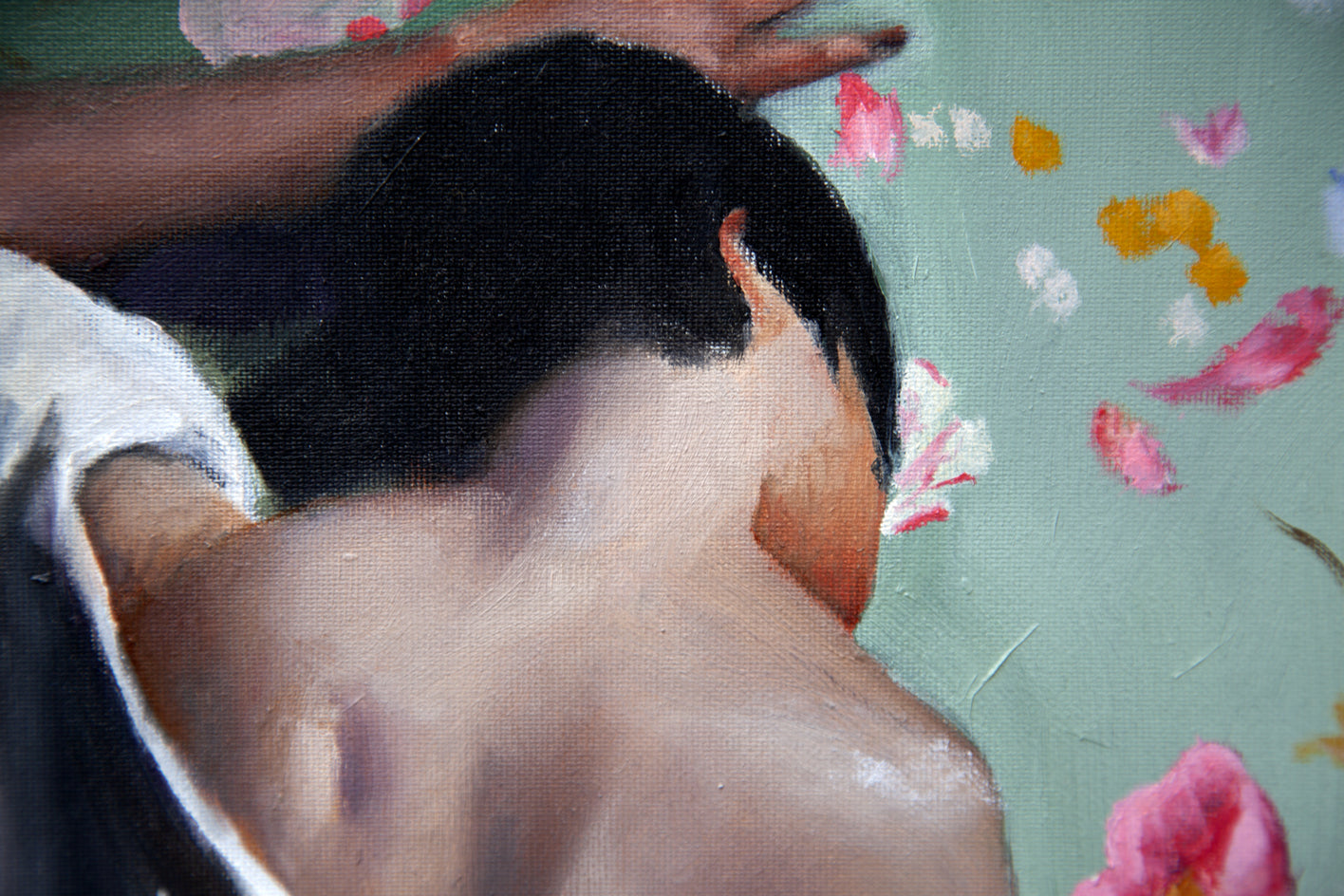 The Wall by John Kelly |  Closeup View of Artwork 