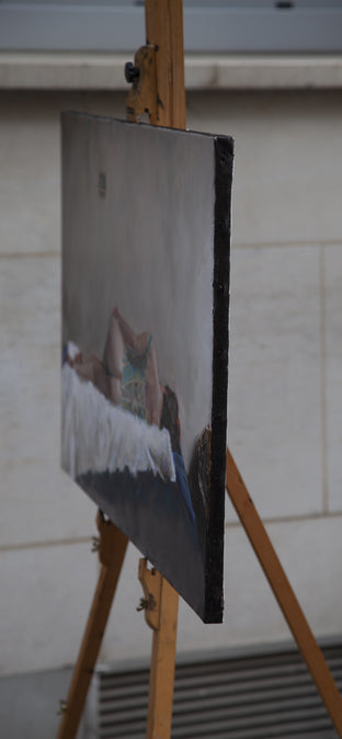 Wednesday by John Kelly |  Side View of Artwork 