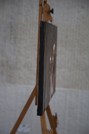 Woman at Mirror by John Kelly |  Side View of Artwork 