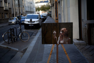 Woman at Mirror by John Kelly |  Context View of Artwork 