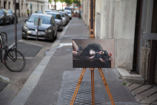 Woman in Black Tulle by John Kelly |  Context View of Artwork 
