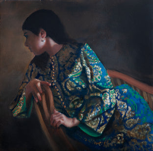 Woman in Blue and Green by John Kelly |  Artwork Main Image 