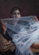 Original art for sale at UGallery.com | Woman with Veil by John Kelly | $2,800 | oil painting | 21.5' h x 15' w | thumbnail 1