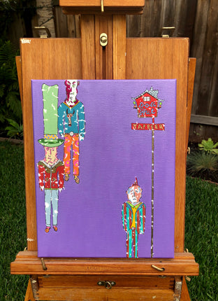 Original art for sale at UGallery.com | Doll Hut by John McCabe | $325 | acrylic painting | 14' h x 11' w | photo 3